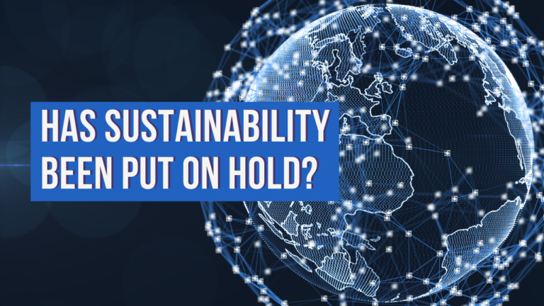 sustainability on hold